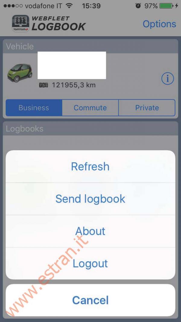 WEBFLEET LOGBOOK - iOS